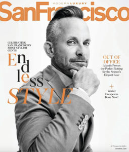 San Francisco Magazine - Jay Jeffers on the cover